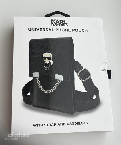 Karl Lagerfeld Handbag Universal Phone Pouch Black