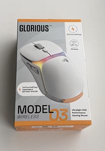 Glorious Model O3 Wireless Gaming Mouse , White (1 foto / 5)