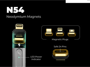 Volta Thunderbolt 5 3in1 240W Magnetic Adapter (3 foto / 5)