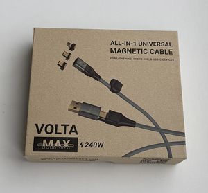 Volta Max 240W TPE All-IN-1 Universal Magnetic Cable , Black (3 foto / 6)