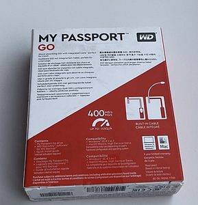 WD My Passport Go 1TB SSD, USB 3.0 Yellow (2 foto / 2)
