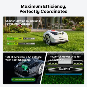 RoboUP Raccoon 2 SE Robot Lawn Mower (3 foto / 9)
