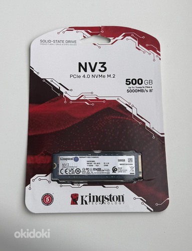 Kingston SSD 500GB NV3 M.2 PCIe 4.0