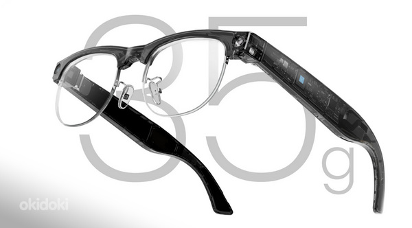 Neomix AI Glasses Classic Lenses (Half-rim/Black)