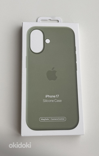 Apple iPhone 17 Silicone Case with Magsafe , Light Moss
