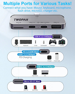 Twopan Pro SSD 2TB with Fingerprint Security (6 фото из 10)