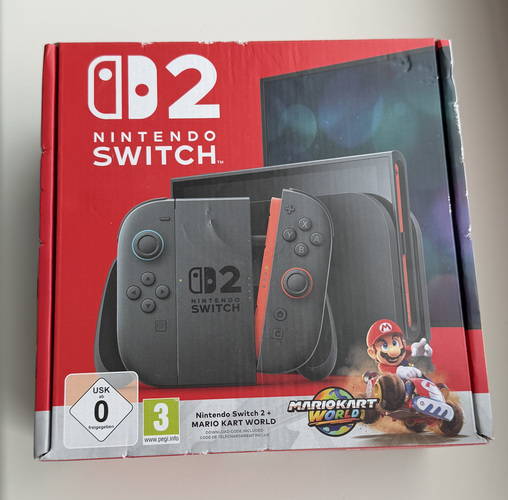 Nintendo Switch 2 + Mario Kart World , Black