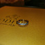 Золотое кольцо с бриллиантами 24к (999) (фото #4)