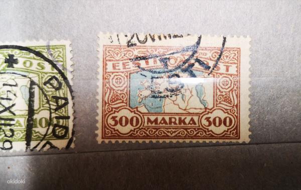 Старые эстонские почтовые марки (фото #1)