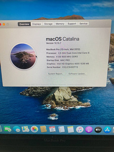 MacBook Pro (13-дюймовый, середина 2012) (2 фото из 7)