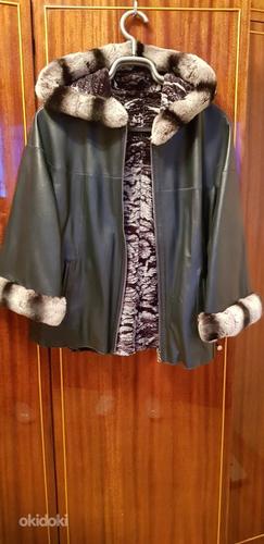 Кожаная куртка двусторонняя рфзмер L-XL (фото #2)