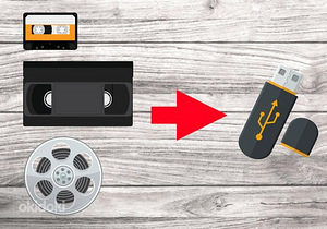 VHS, Mini-DV, Hi8, 8mm digiteerimine Tallinnas (1 foto / 2)