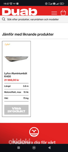 Alumiinium paat Lyfco k400 2015 aasta (foto #1)