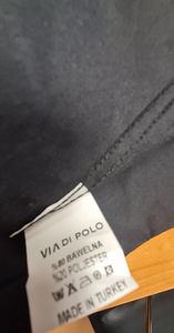Meeste Viadi Polo särk, suurus L, must värv (5 foto / 5)