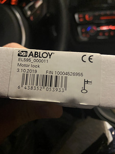 Müüa uued mootorlukud Abloy EL595 (2 foto / 2)