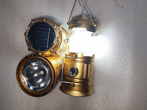Päikeseenergia LED matkalatern (7 foto / 7)