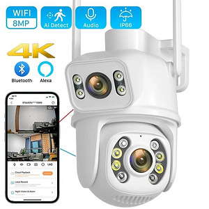 VALVEKAAMERA 8MP 4K PTZ Wifi Camera+64GB card (1 foto / 10)