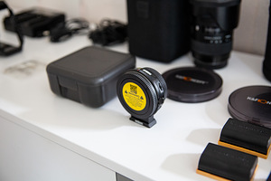 Blackmagic Pocket 4K + metabones набор (3 фото из 9)
