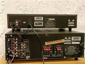 AV-ресивер Pioneer VSX-409RDS и CD-плеер PD-107 (3 фото из 3)