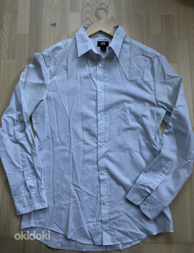 Рубашка в крапинку (мужская) H&M (фото #1)