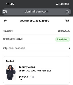 Tommy Jeans Jope TJW VAIL PUFFER EXT Xs (4 foto / 4)