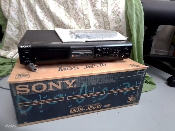 MiniDisk Deck Sony MDS-JE510 (фото #1)