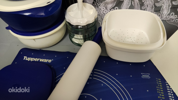 Tupperware Набор пластиковой посуды 12 предметов (фото #4)