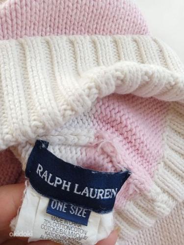 Ralph Lauren комплект шляпа + перчатки размер 122 / 128см (фото #3)