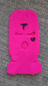 Balaclava pink broken heart (1 foto / 1)