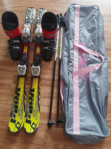 Mäesuusad 110 cm, saapad 36 rubla, kepid.110 eurot (1 foto / 1)