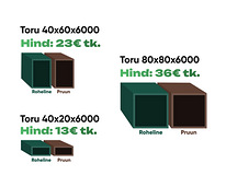 Metalltorud, toru