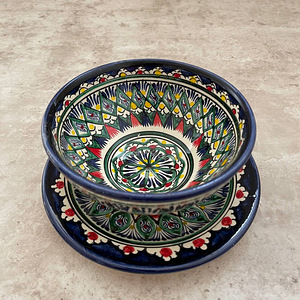 Usbeki kauss + taldrik 8.50 € (1 foto / 2)