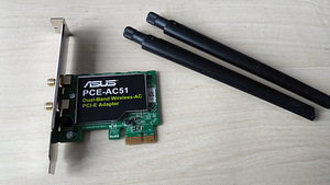 Wi-fi ASUS Wireless-AC51 Dual-band PCI-E Adapter (1 foto / 1)