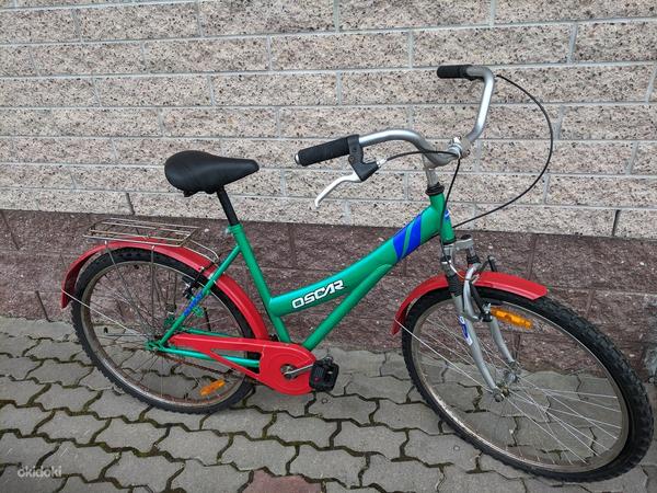 Roheline jalgratas Oscar. Зелёный велосипед Oscar (фото #5)