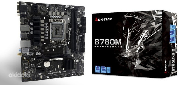 Игровая материнская плата Biostar B760MX2-E B760, S1700, mATX, DDR5 (фото #1)