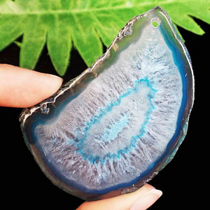 AHHAAT GEOOD ripats / Геод АГАТА 7x4 cm (Agate) кулон (1 foto / 1)