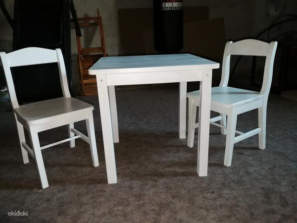 Laste laud ja 2 tooli (foto #1)