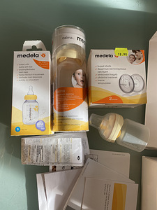 Medela elektriline rinnapump, uued pudelid ja padjad (3 foto / 3)