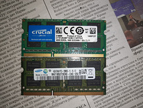 8GB DDR3 SODIMM RAM, 2x4GB Орепативка DDR3 для ноутбука