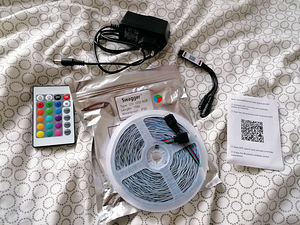 RGB LED ribavalgusti 15m, uus (1 foto / 1)