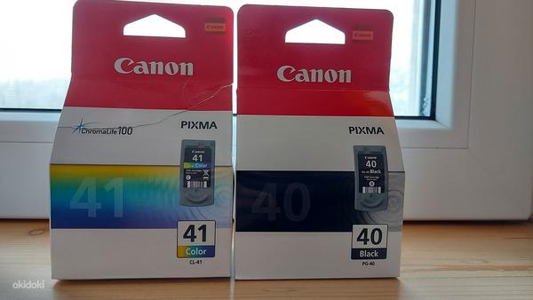 Набор оригинальных чернил Canon Pixma 40 и 41 (фото #1)