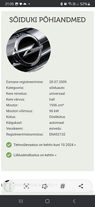 OPEL INSIGNIA SPORTS TOURER 2.0 96KW 2001 dizel automat (11 foto / 14)