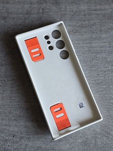 Samsung Galaxy S23 Ultra tagakaas silikoon grip valge (2 foto / 2)