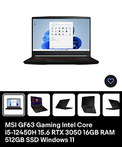 MSI 144Hz mängimise sülearvuti