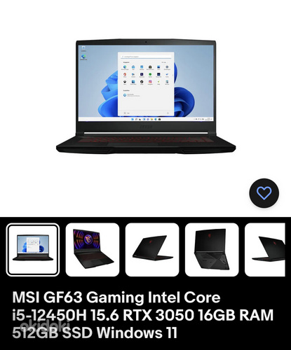 MSI игровой ноутбук 144гц (фото #1)