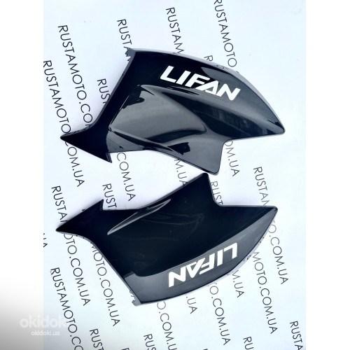 Lifan LF150-10B - Пластик бака Л+П чорний (фото #1)