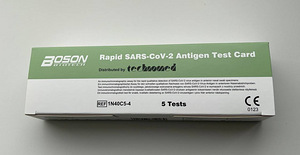 BOSON Rapid SARS-CoV-2 Antigen Test Card 5tk (1 foto / 4)