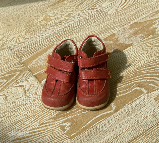 Кожаные детские ботинки 22 р (фото #1)