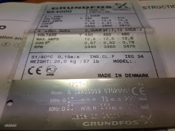 Puurkaevupump Grundfos MS4000 (foto #2)