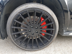 22" 5x112 valuveljed+rehvid musta värvi 2x295/30 ja 2x255/35 (4 foto / 8)